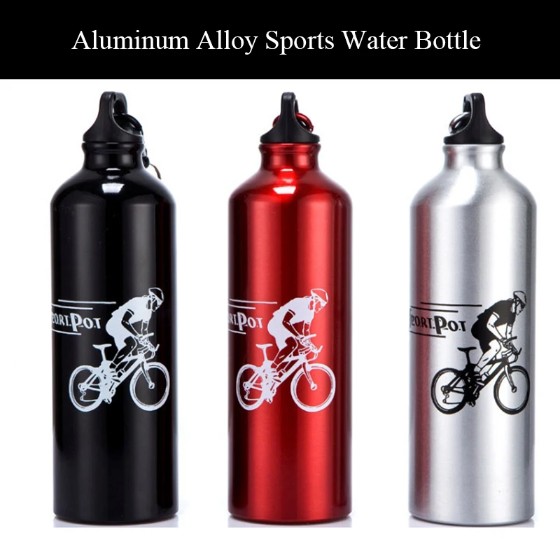 1 шт. 750 мл Алюминиевый сплав спортивные бутылки с водой Велоспорт туристический велосипед чайник для прогулок, верховой езды чайник гидро колба
