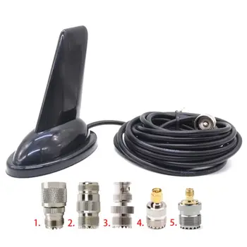 

Dual-band Antenna Shark Fin Design Antenna TV Antenna Gain Antenna Amplifier Digital For Best Signal 5 Adapters