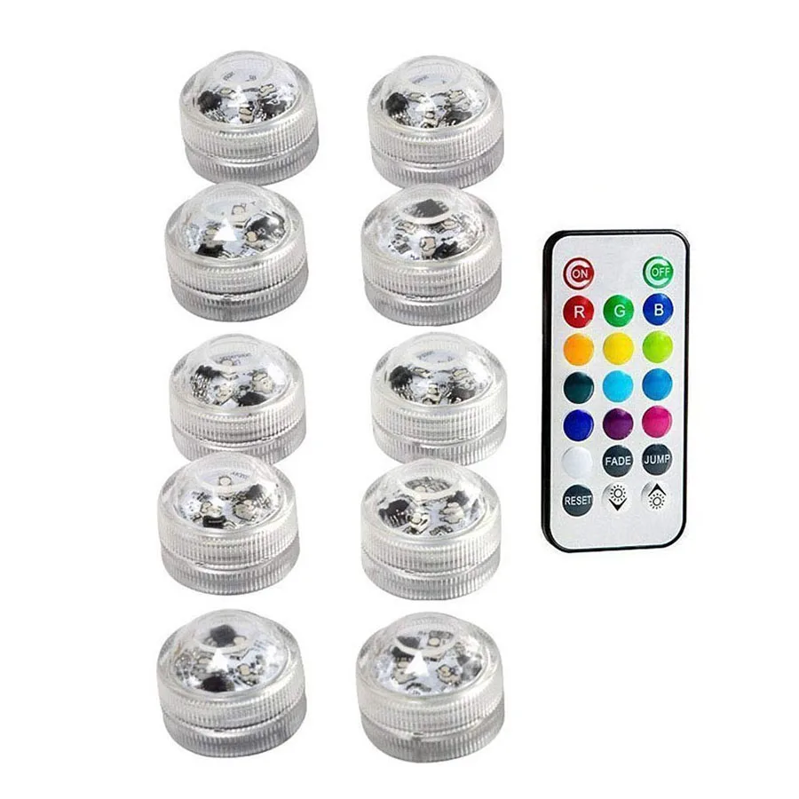 Submersible Led Lights Waterproof SMD3528 RGB Underwater Night Lamp