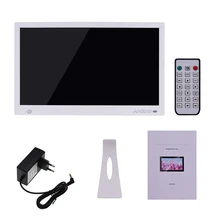 Andoer 15," 1920*1080 ips светодиодный цифровой фоторамка электронный альбом датчик движения MP3 MP4 часы календарь с пультом дистанционного управления