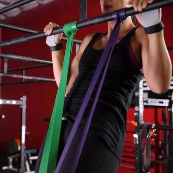 

8 Size Yoga Training Latex Resistance Bands Natural Latex Pull Up Strength Exercise Tension Ring Yoga Sport Accessories