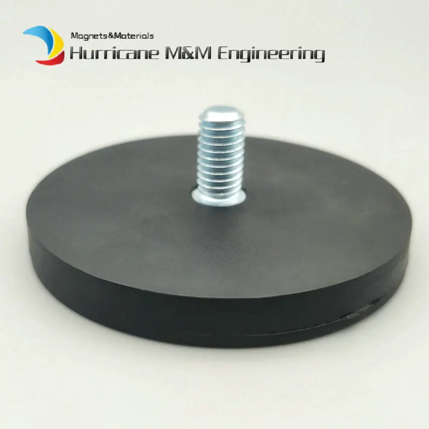Резиновый магнитный диск Dia. 66 мм светодиодный светильник, удерживающий Точечный светильник, держатель с нитью NdFeB, сильный неодимовый магнит, автомобильная починка
