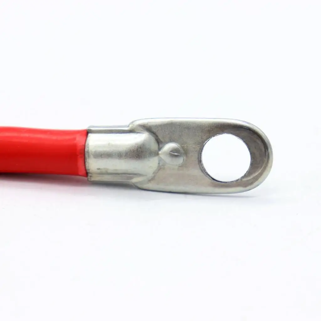 5 AWG Pure Copper Negative Battery Ground Cable Wire Terminal Replacement for Solar, Inverter, RV, Auto, Marine Car, Boat