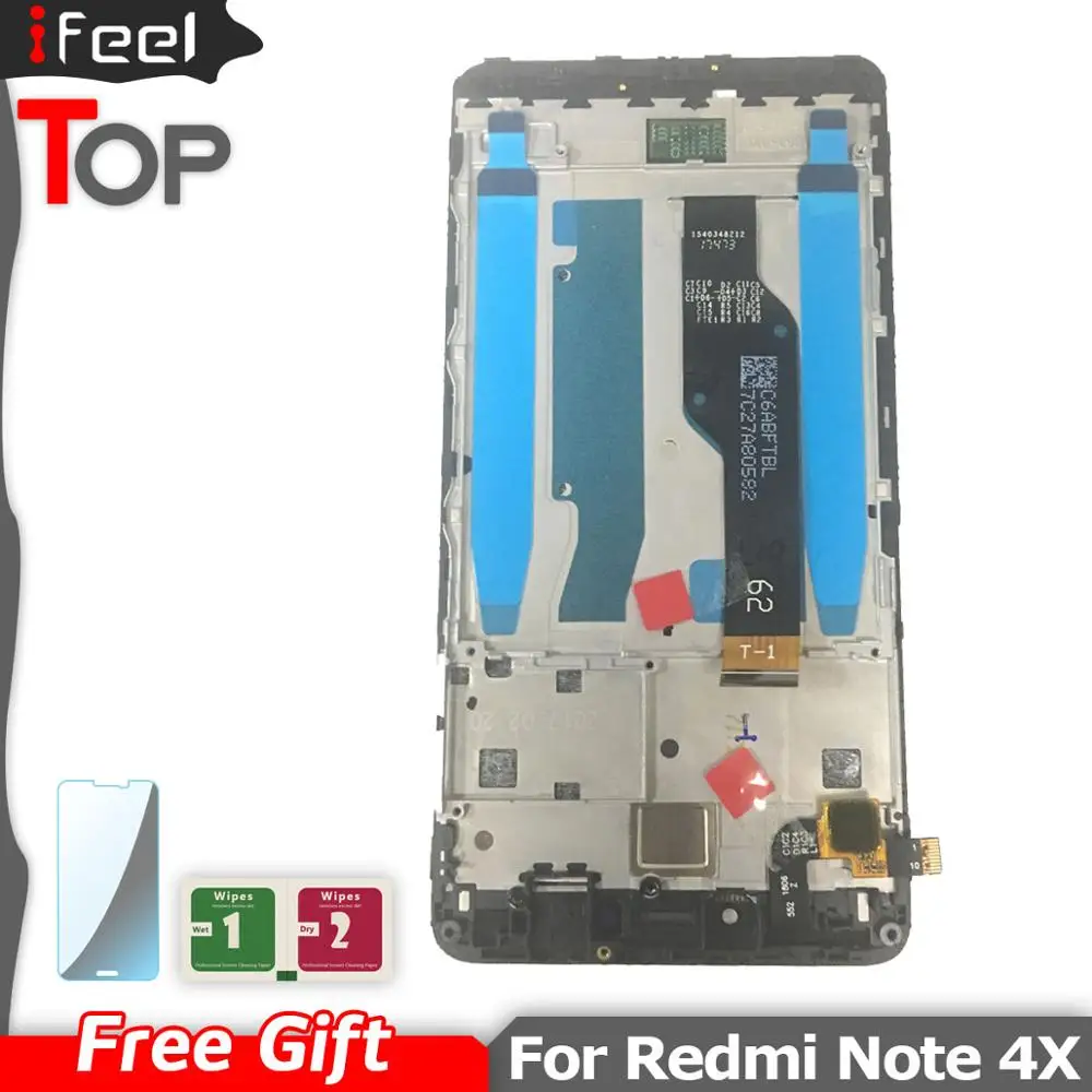 ЖК дисплей качества AAA для Xiaomi Redmi Note 4X с рамкой 4 зеркальный только Snapdragon 625|Экраны