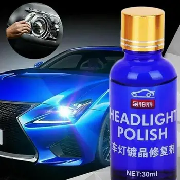 

30ML Car Headlight Repair Coating Solution Repair Kit Oxidation Rearview Coating Headlight Polishing Anti-scratch Liquid