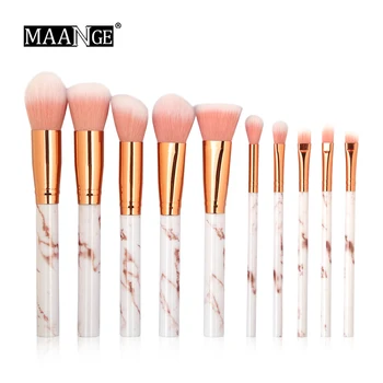 

MAANGE 10Pcs/Set Make Up Brush Multifunctional Makeup Brush Concealer Eyeshadow Foundation 2019 Makeup Brush Set Tool maquiagem