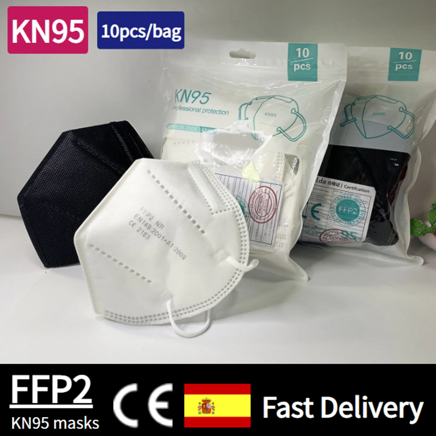 Kn95 máscaras ffp2 máscara 5 camadas boca máscara reutilizável kn95 respirador fpp2 máscara protetora mascarillas máscara ce
