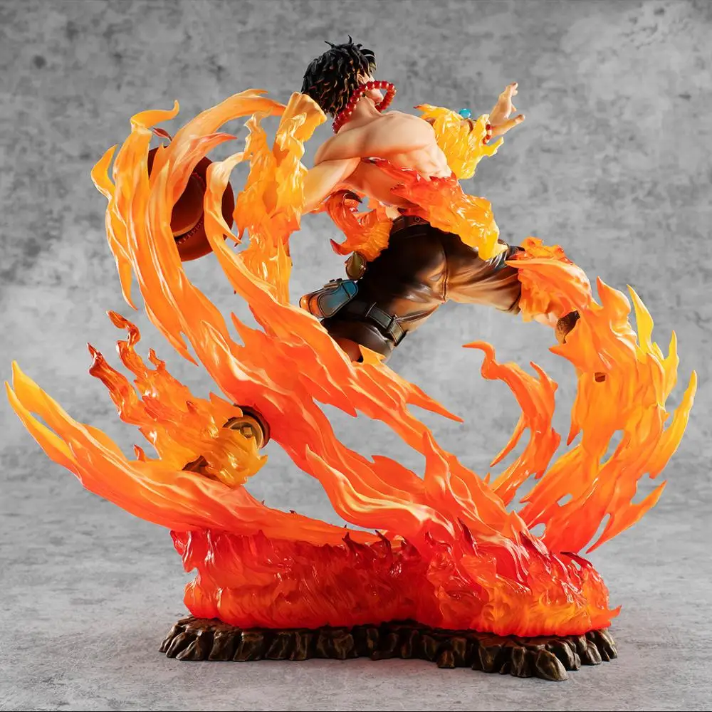 Игрушки 23 см One Piec figure Ace garage kit аниме цельная фигурка ПВХ Модель Gitf игрушки для