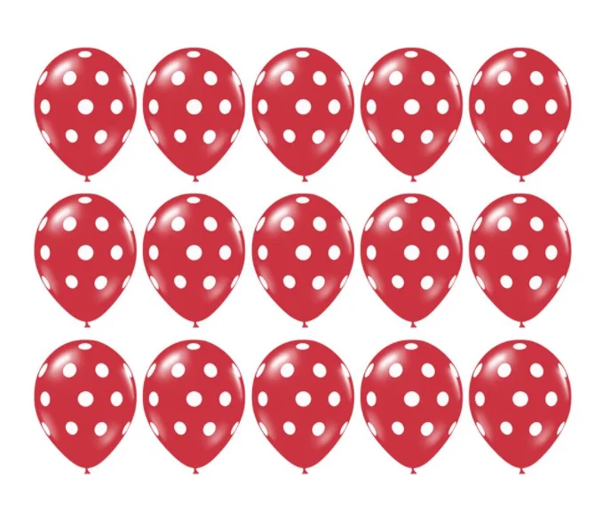 15 шт божья коровка Черное Красное Пятно горошек латексные шары globos вечерние воздушные шары ко дню рождения Свадебные украшения шарики игрушки 12 дюймов шары