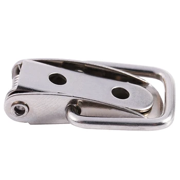 

New Toolbox Box Spring Loaded Straight Loop Toggle Catch Latch Hasp 8pcs