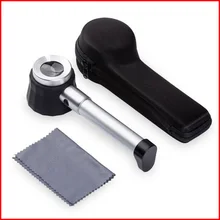 

Portable Handheld Magnifier With UV Light 45X Dermatoscope Handle Smooth Clear Vision Measure Scale Optical Glass Magnifying