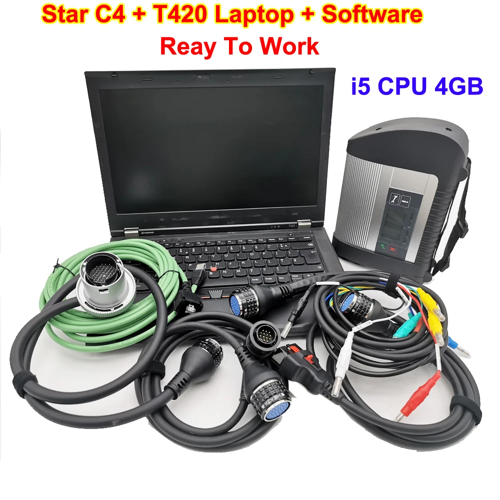 

Full Chip With T420 WIFI MB STAR C4 SD Connect Compact C4 Software 06/2023 Mb star Multiplexer Diagnostic Tool For Car &truck