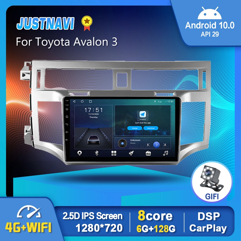 Car Radio Carplay For Toyota Avalon 3 05 10 Android 10 0 Stereo Multimedia Player Navigation 4g Wifi Ips Screen Dsp No 2 Din Car Multimedia Player Aliexpress