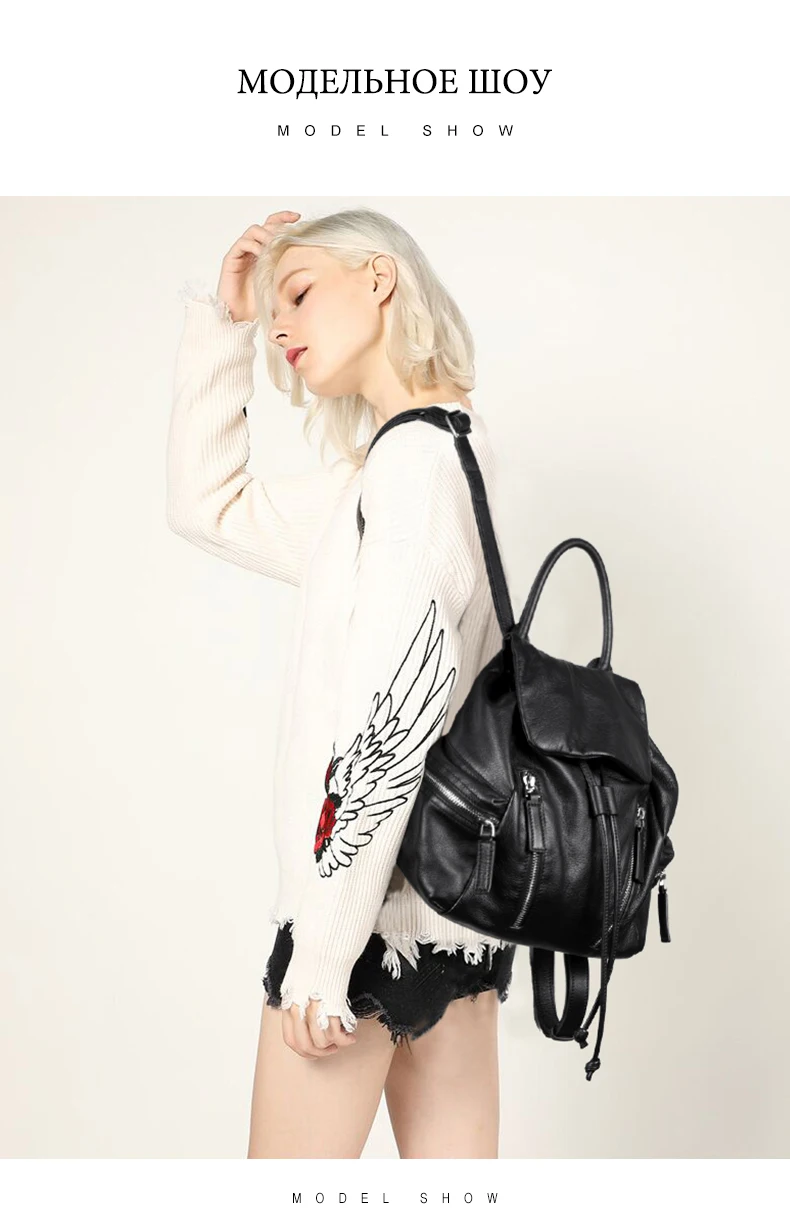 GIONAR женский рюкзак из натуральной коровьей кожи с верхним слоем, черный роскошный бренд, женская сумка bts, школьный рюкзак для девочек-подростков