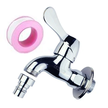 

Faucet Cold Water Tap Bathroom And Kitchen Fittings 1/2 Hose Connection One-hand Head Filter Nozzle Water Saving Shower Spray