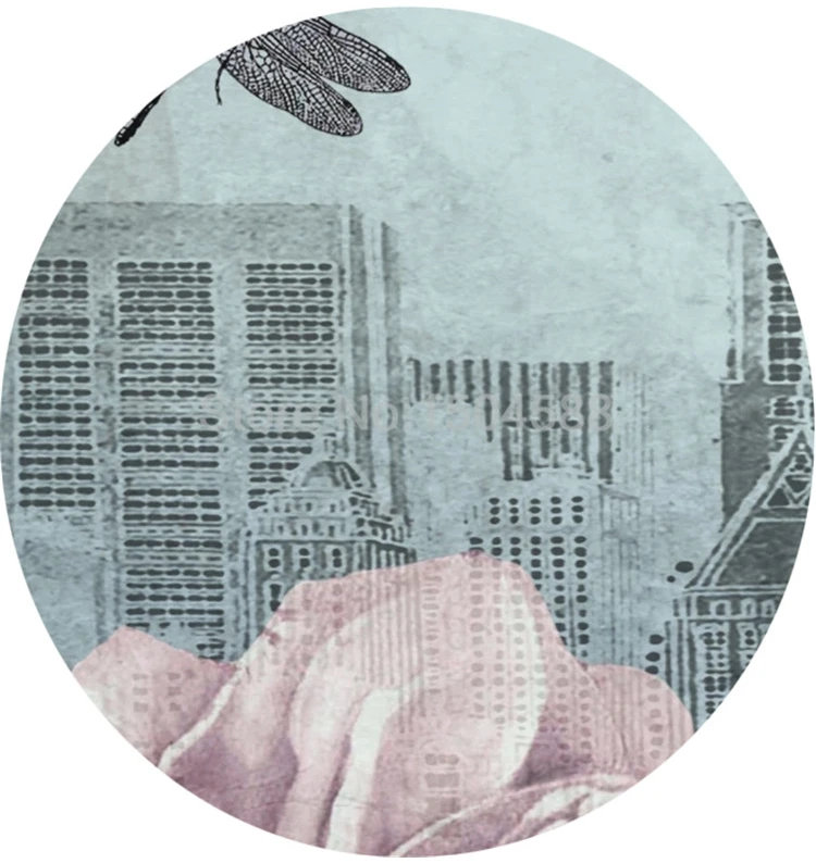 Foto personalizada 3d papel de parede retro