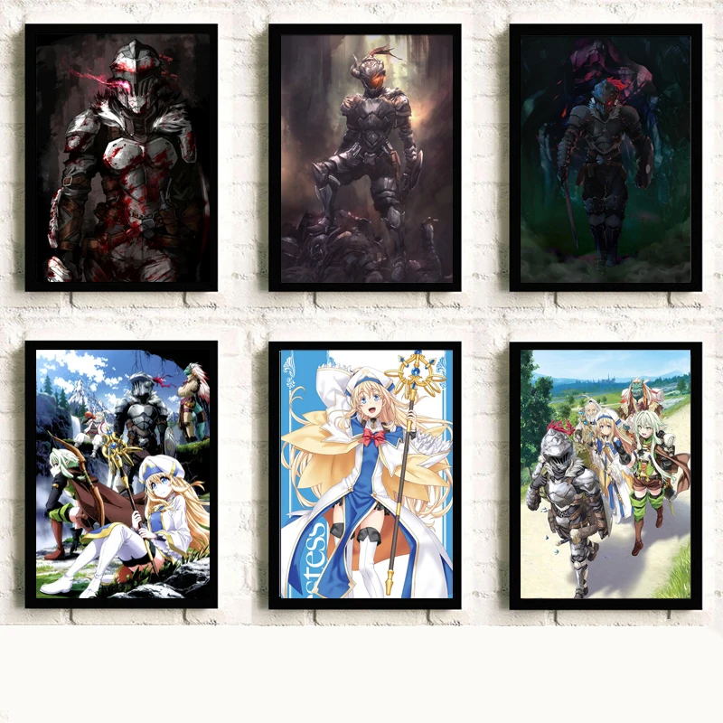 Nordic Style Modern Canvas Anime Goblin Slayer Manga Painting Home Pictures Wall Art Printed Simple Modular Poster For Girl Room | Дом и сад