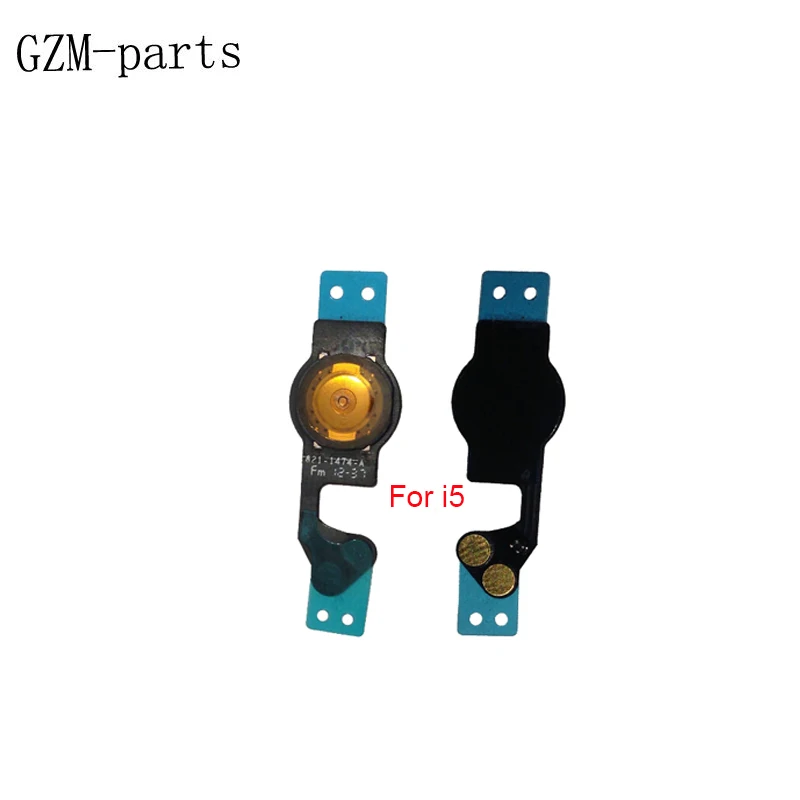 

GZM-parts 1 Piece Home Button with Flex Cable Replacement Parts for iPhone 4 4S 5 5G 5S 6 6P 6S 6SP Home button Flex Assembly