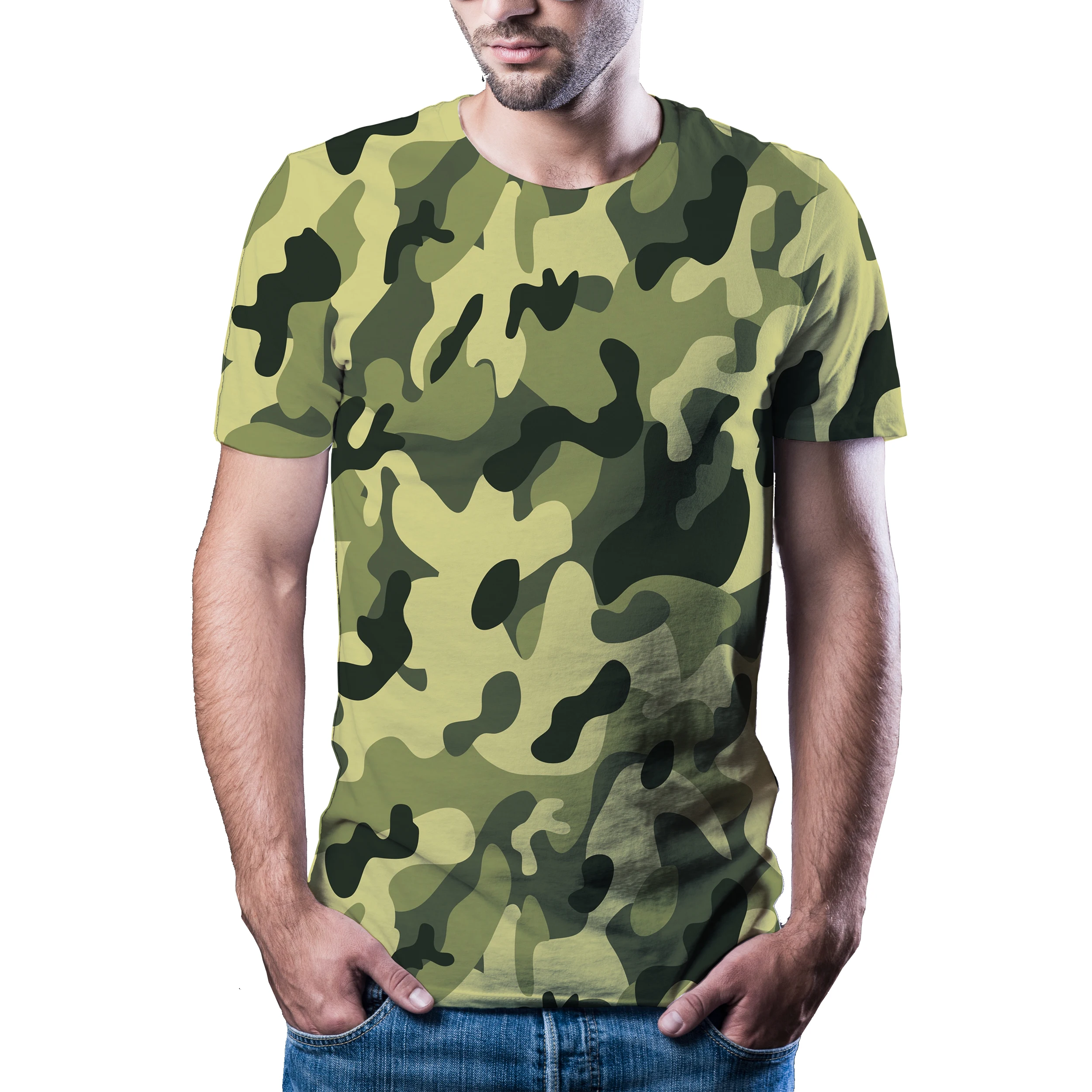 Quick Dry Printed Men T-shirt-2
