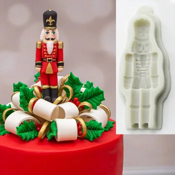 

1pc Santa Claus Cake Silicone Mold Fondant Lace Mold Birthday Cake Decorating Tools Chocolate Gumpaste Mold K450