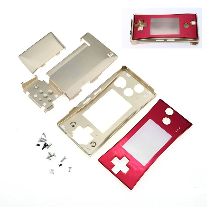 Metal Alumínio Case para Gameboy Micro Tampa do Alojamento Gbm - Image 2