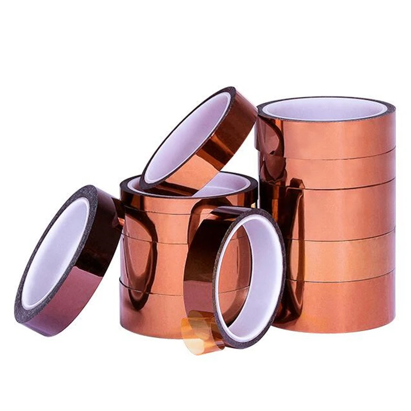 30mm-100mm 고온 방지 열 침대 테이프 Kapton 폴리이 미드 절연 단열 접착 테이프 PCB 보호