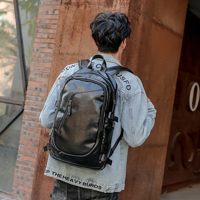

2019 new men and women Korean version of large backpack student leisure fashion travel backpack