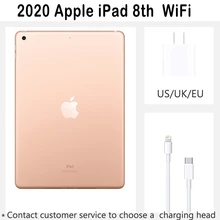 Original Apple iPad 2020 iPad 8 (8th Generation) New A12 Bionic Chip 10.2" Retina Display 32/128G IOS Tablet WiFi/4G
