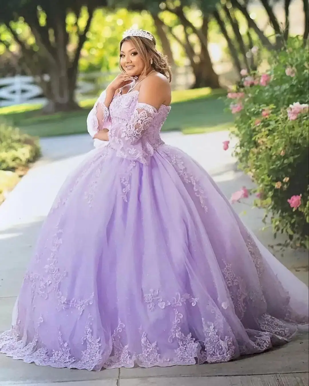 Pastel Purple Gown For Debut Wholesale UK