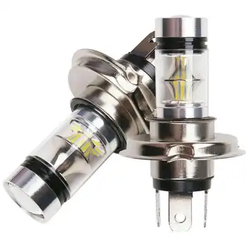 

2x Car H4 9003 HB2 8000K Hi/Lo Beam 20 LED Fog Light Driving DRL Bulb White Lamp