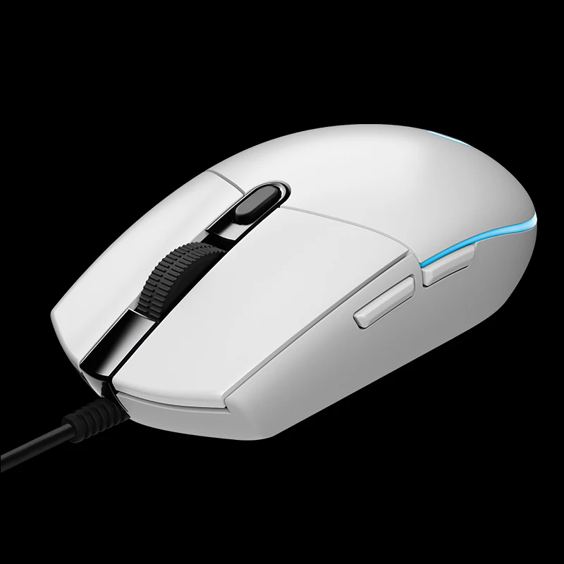 Проводная игровая мышь Logitech G102 с подсветкой механическая Боковая кнопка