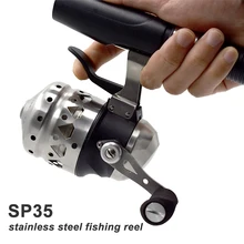 

SP35 Metal Stainless Steel Fishing Reel High Quality Outdoor Shooting Fish Hunting Slingshot and Compound Bow Fishing Reel