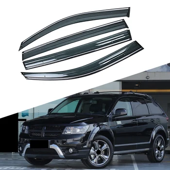 

For DODGE Journey 2008-2019 Car Window Sun Rain Shade Visors Shield Shelter Protector Cover Frame Sticker Exterior Accessories