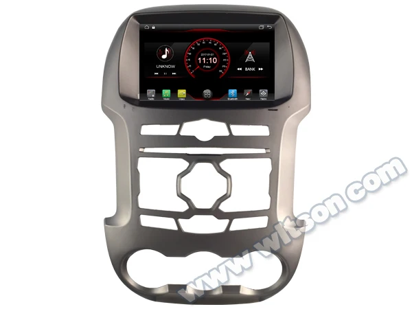Автомобильный мультимедийный DVD плеер 8 дюймов Android 9 0 GPS радио для Ford Ranger 2011 2014 со