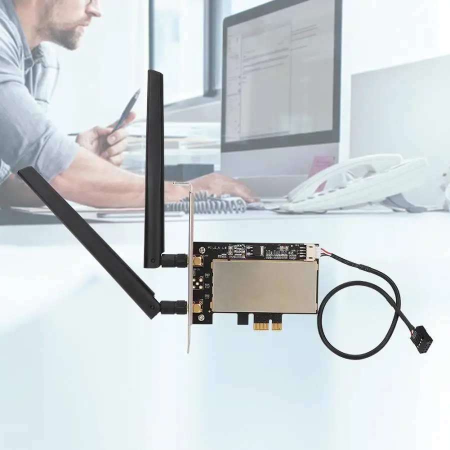 Мини PCI-E к PCI-E беспроводная сетевая карта адаптера для Intel 7260HMW/Atheros AR5B225 модуль