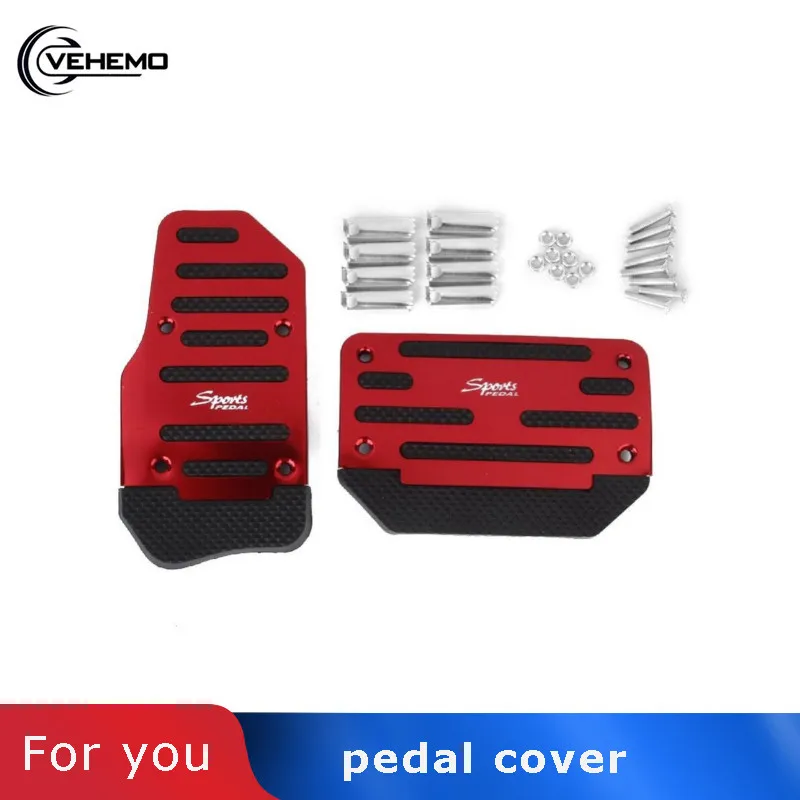 

Vehemo 1 Set Car Auto Accelerator Brake Foot Pedal Cover Pad Car-stlying Car Accelerator Pad Cover Brake Pedal Cover