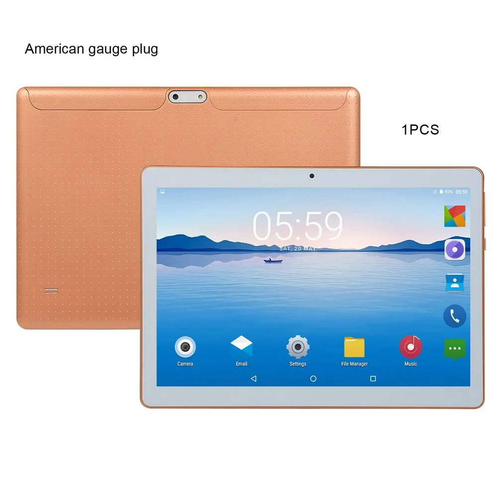 KT107 пластиковый планшет 10 1 дюймовый HD большой экран Android 8 версия модный