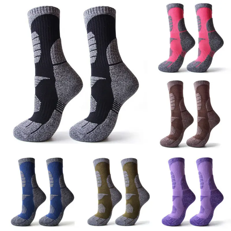 

SKI HIKING SOCKS MENS WOMENS HIKING WARM WALKING SOCK LADIES THERMAL WINTER