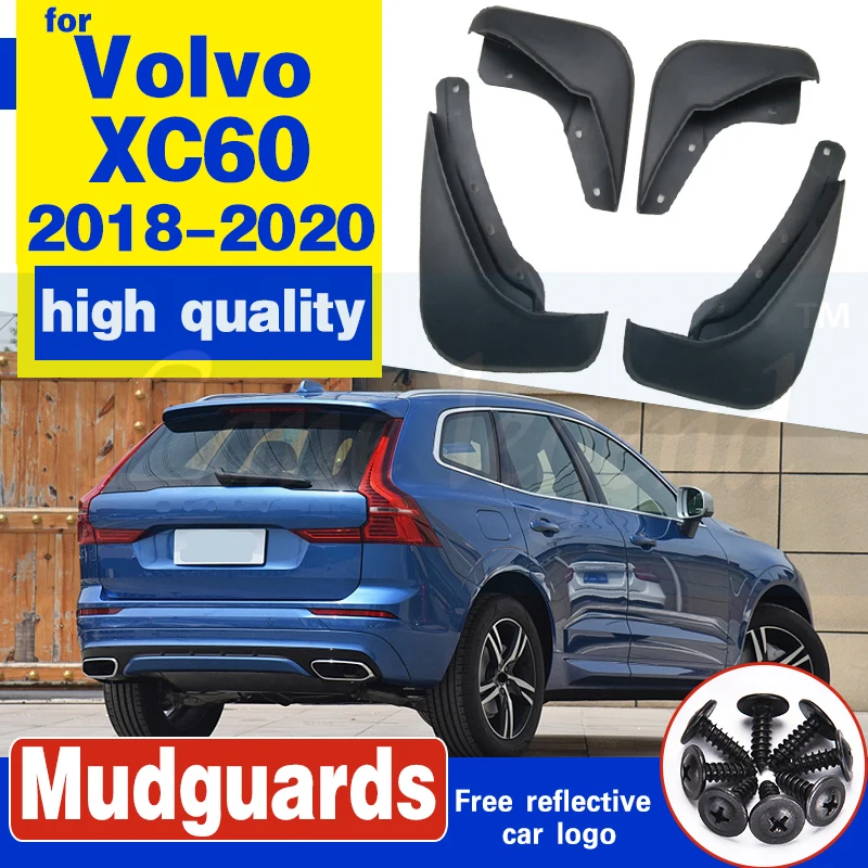 4 шт Передние Задние Автомобильные Брызговики для Volvo XC60 2018 2020 аксессуары