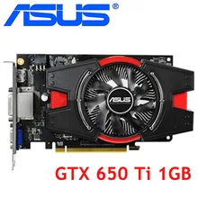 Видеокарта ASUS GTX 650 Ti 1 ГБ 128 бит GDDR5 видеокарты для nVIDIA Geforce GTX 650Ti используются карты VGA прочнее GTX 750 650