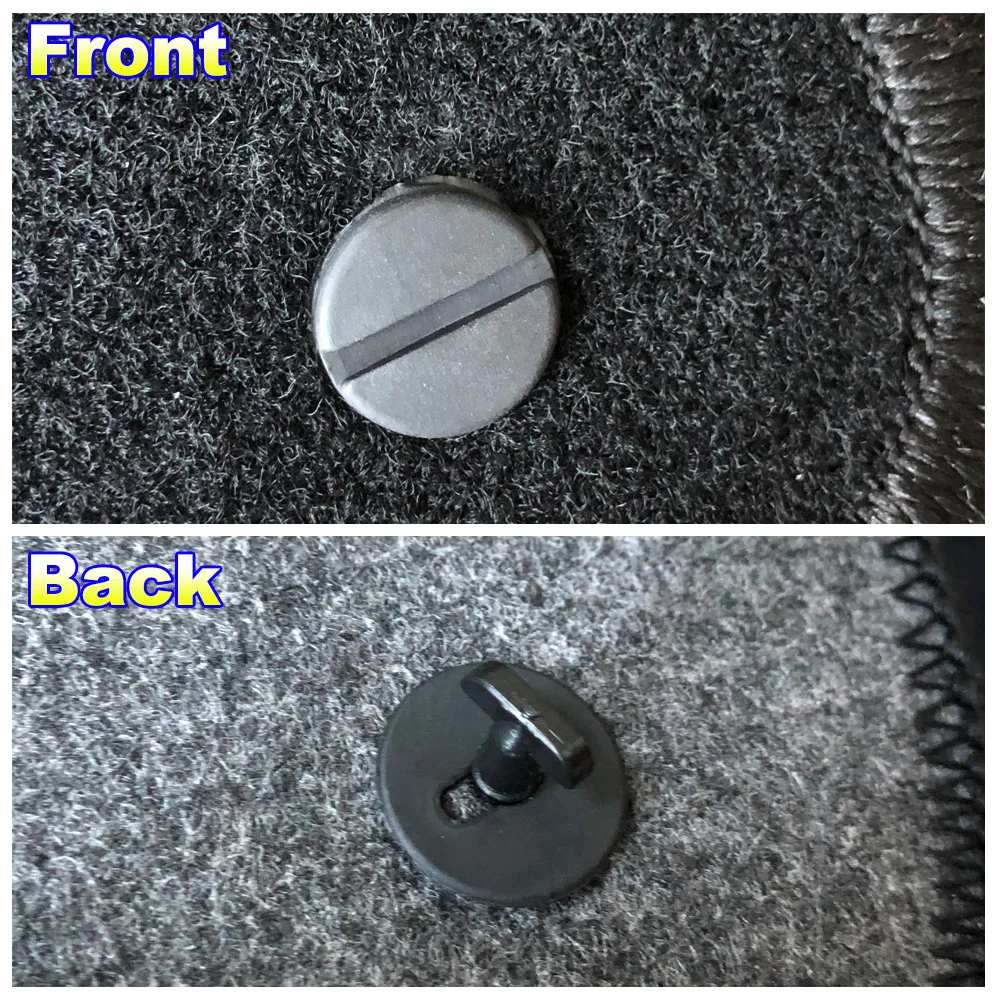 Car Fastener Floor Mat Clips Twist Lock Carpet Fixing Clamp for BMW E46 E38 E34 E32 E39 3 5 7 Series Resistant Retainer 4pcs car accessories auto fasteners car screws motorcycle screws