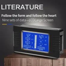 Testeur de batterie, voltmètre numérique, ammètre, tension d'énergie, Test de courant, avec analyseur de batterie 300a shint, PZEM 015 