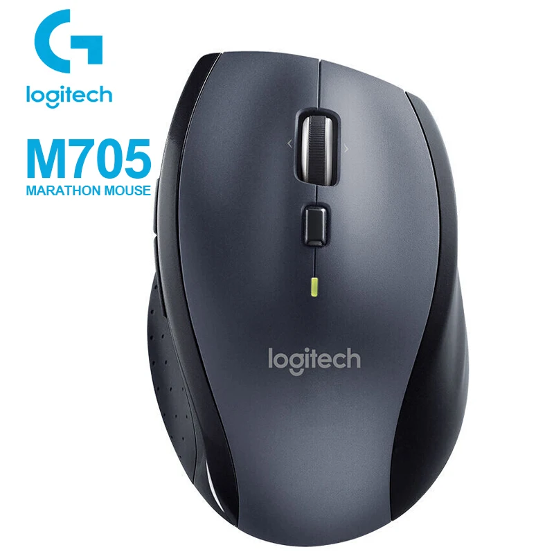 Мышь Logitech Marathon M705 с Unifying ресивером лазерный уровень дополнительные кнопки для