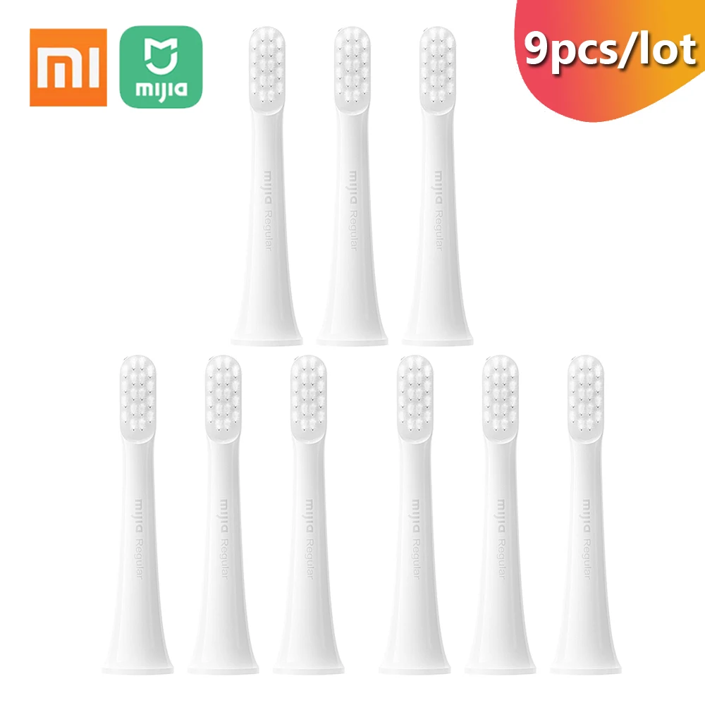 Сменная головка зубной щетки 9 шт./лот для Xiaomi Mijia T100 звуковая электрическая