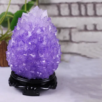 

Natural ghost phantom quartz crystal cluster healing specimen wedding decoration aquarium