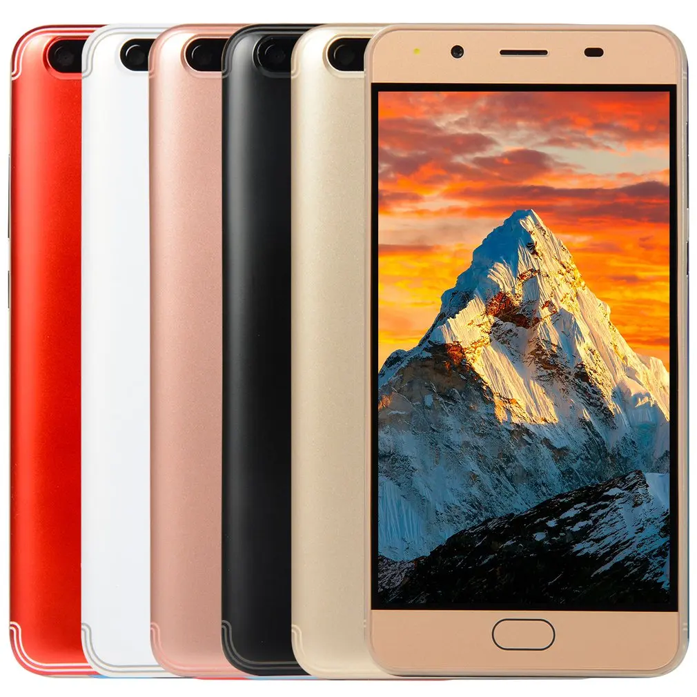 

Large Screen 5.0 Dual Card Dual Standby Dual Cameras Mobile Phone Fingerprint Machine Smart Phone Durable Hd Screen Smartphone