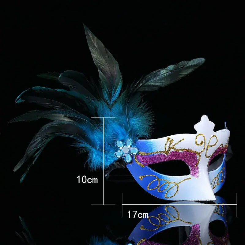 Карнавальный на Хэллоуин маски с перьями для свадьбы Модные Вечерние Маски вечерние украшения новые реквизиты для маскарада на Хэллоуин