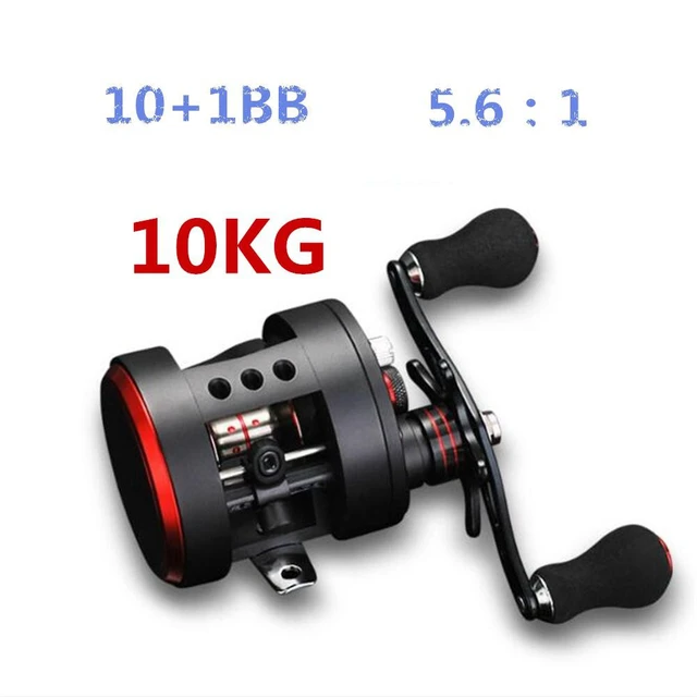 Freshwater Fishing Reel, Fishing Reel Accessory 5.6:1 Baitcasting Reel  Fishing Reel 17+1 Fishing Reel For Fishing Left Hand 