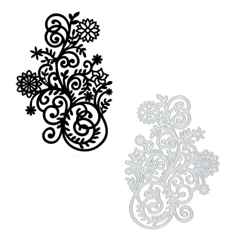 

Naifumodo Flower Dies Branch Metal Cutting Dies New 2019 for Card Making Scrapbooking Embossing Cuts Craft Dies Christmas Decor