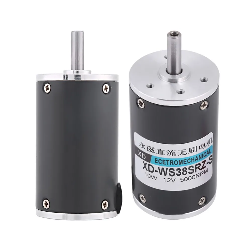 DC 12 V/24 V бесщеточный двигатель с высоким крутящим моментом 10W бесщеточная, высокая скорость двигателя CW/CCW 12V 24V опционально